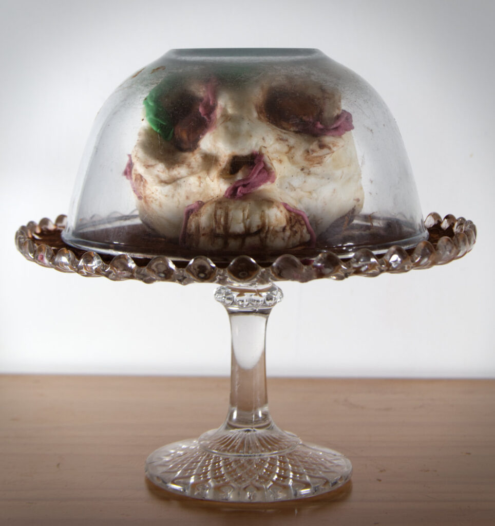 A skull cake