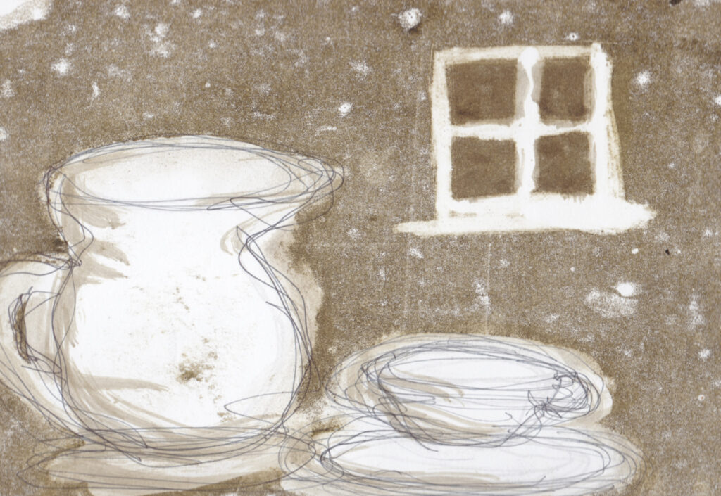 A variation of a jug, cup and window